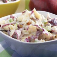 Polish Spicy Cabbage with Apple Salad Appetizer