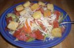American Mama Roses Pepperoni Pizza Salad Appetizer