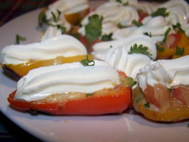 Canadian Grilled Sweet Pepper Poppers Appetizer