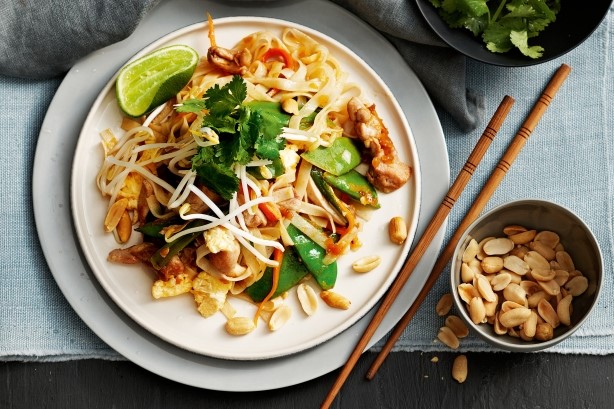 Thai Chicken Pad Thai Recipe Dinner