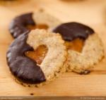 American Almond Apricot and Chocolate Sandwich Cookies Dessert