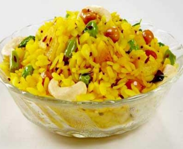 Pakistani Corn Poha Dinner