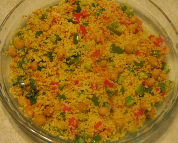 Moroccan Couscous with Vegetables Dinner