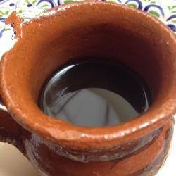 American Coffee Pot with Chocolate Dessert