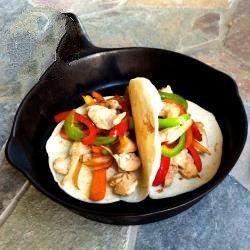 American Fajitas of Chicken in Cilantro Dinner