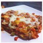 American Lasagna of Vegetables with Three Cheeses Appetizer