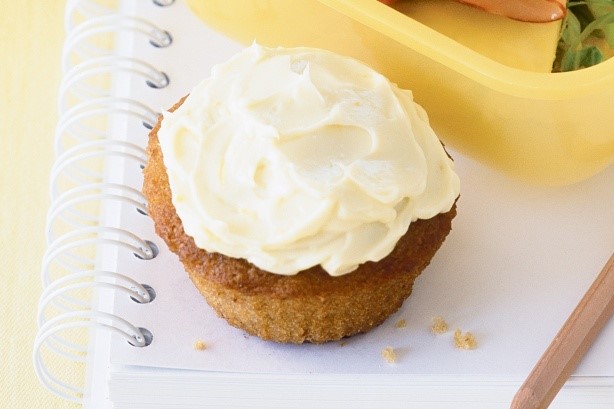 American Mini Banana Muffins With Creamcheese Icing Recipe Dessert