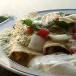 Mexican Authentic Enchiladas Verdes Recipe Appetizer