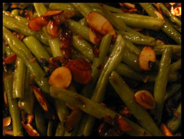 American Tamari Almond Green Beans Dinner