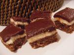 American Chocolate Butter Cream Bars Dessert