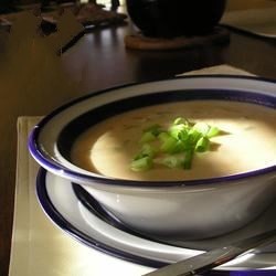 American Creamy Chicken Peanut Soup Recipe Appetizer