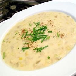 American Roasted Garlic Soup Recipe Appetizer