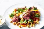 Moroccan Harissa Lamb With Spiced Chickpea Salad Recipe Appetizer