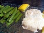 New Zealand Steamed Fish without a Steamer With Green Beans Dinner