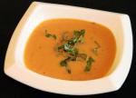 British Creamy Tomato and Summer Herb Soup Appetizer
