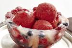 American Simple Strawberry Sorbet Recipe Dessert