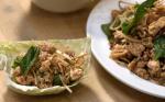 Thai Chicken Larb Cabbage Cups with Sriracha Lime and Green Beans Recipe Appetizer