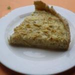 American Onion Cake with Wormwood Appetizer