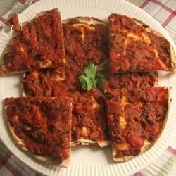 Armenian Lahmahjoon armenian Pizza Recipe Appetizer