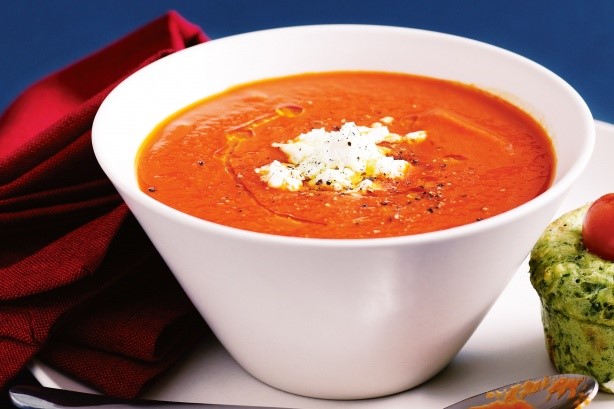 American Roast Capsicum and Tomato Soup Recipe Dinner