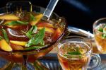 Peachy Pimms and Ginger Beer Punch Recipe recipe