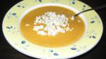 British Roasted Pearbutternut Soup With Crumbled Blue Cheese Appetizer