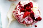 American Raspberry Ripple Meringues Recipe Dessert
