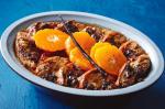 American Chocbrioche Pudding With Spiced Mandarins Recipe Dessert