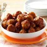 American Tangy Glazed Meatballs Appetizer