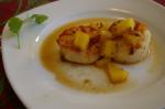 American Seared Scallops With Pineapple Appetizer