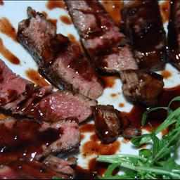 British Fillet with Maple Balsamic Wine Sauce Alcohol