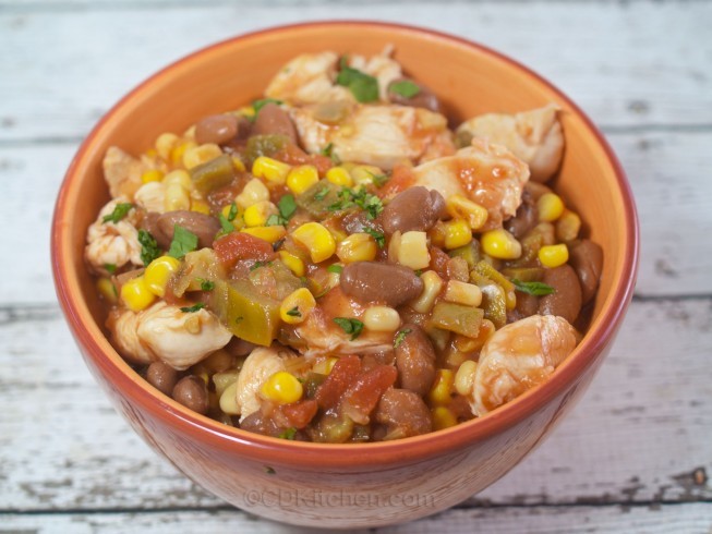 Mexican Crock Pot Mexican Chicken and Corn Chili En Dinner