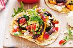 Mexican Vegetable Tostadas With Tomato And Parsley Salsa Recipe Appetizer