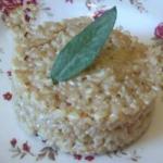 American Risotto with Parmesan Cheese and White Wine Dinner