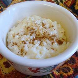 American Sweet Rice of Vanilla Dessert