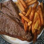 American Steak with Fried Potatoes Dinner