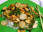 Chinese Chicken Wcashews and Snow Peas Dinner