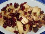 American Baked Apple With Cranberries Appetizer