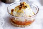 American Icecream With Almond And Panettone Crumbs Recipe Appetizer