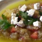 American Melitzanosalata Agioritiki athenian Eggplant Salad Recipe Appetizer