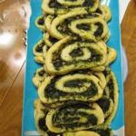 American Spinach and Mushroom Pinwheels Recipe Appetizer