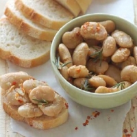 Swedish Butter Beans with Rosemary and Garlic Appetizer