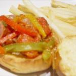 Chilean Sausage and Pepper Heroes Appetizer