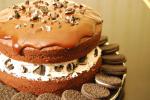 American Chocolate Covered Oreo Cookie Cake Dessert