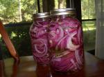 American Pink Pickled Onions Appetizer