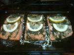 American Grilled Dilled Salmon Fillets Dinner