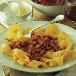 American Pappardelle with Rabbit Ragout Appetizer