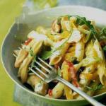 American Pasta Salad with Smoked Trout Dessert