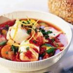 American Spicy Cod Meal Soup Appetizer
