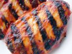 American Grilled Chicken Basted With Red Horseradish Sauce Dinner